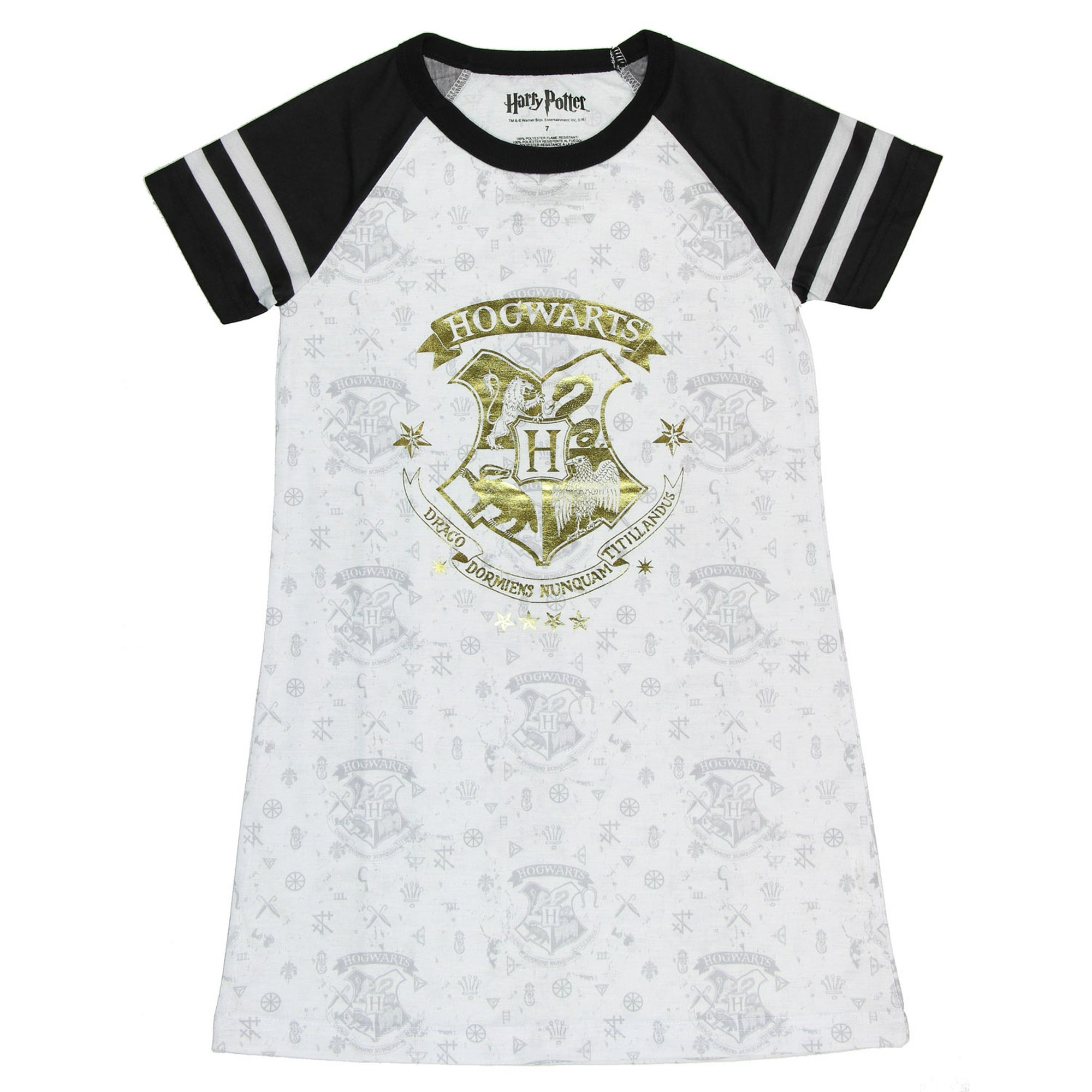 Intimo Grandes Filles Harry Potter L//s Robe Raglan Poudlard 6//6X